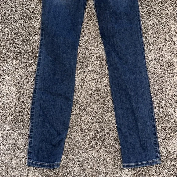 Hollister Brand High Rise Crop Super Skinny Jeans Size 1R Great Condition - Picture 7 of 9